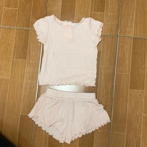 Grayson Mini light pink 2 piece short outfit